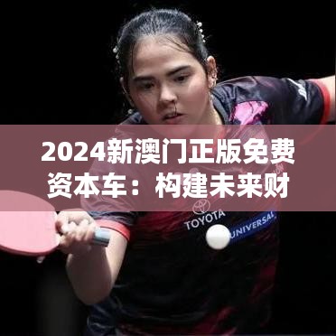 2024新澳門正版免費資本車：構(gòu)建未來財富新藍圖