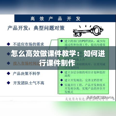 怎么高效做課件教學(xué)：如何進(jìn)行課件制作 