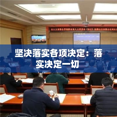 堅(jiān)決落實(shí)各項(xiàng)決定：落實(shí)決定一切 