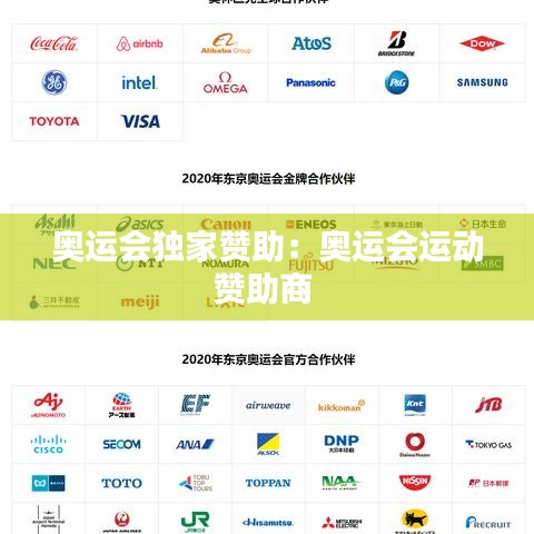 奧運(yùn)會獨(dú)家贊助：奧運(yùn)會運(yùn)動贊助商 
