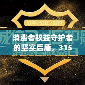 消費(fèi)者權(quán)益守護(hù)者的堅(jiān)實(shí)后盾，315宣傳圖片海報(bào)模板展示