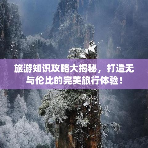 旅游知識(shí)攻略大揭秘，打造無(wú)與倫比的完美旅行體驗(yàn)！