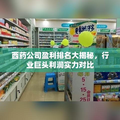 西藥公司盈利排名大揭秘，行業(yè)巨頭利潤實(shí)力對比